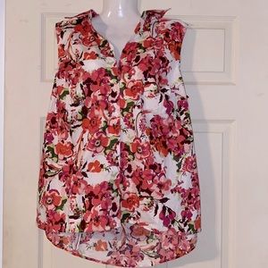 12W NWOT Jessica London poplin sleeveless blouse